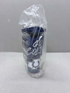 NEW Tervis NFL Indianapolis Colts 24oz Insulated Tumbler Travel Cup Blue Lid